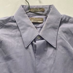 Van Heusen Purple Button-up (Medium, 15.5 34/35)